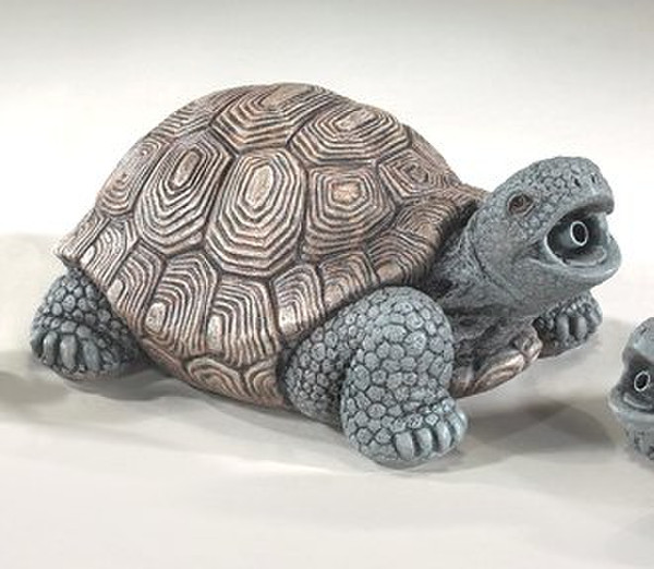 Turtle Plumed Water Feature Statue